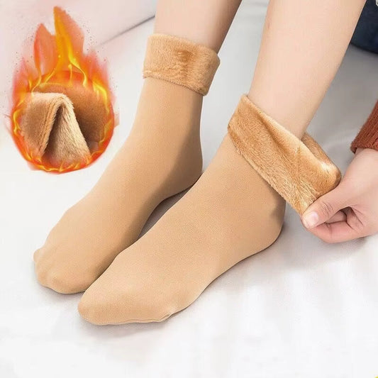 Calcetines Térmicos Beige para Invierno ❄️ - Set 6 Pares